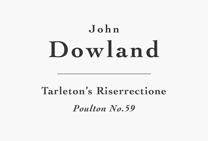Tarleton’s Riserrectione by Dowland for Guitar